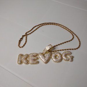 Very Cool Large KEV OG Pendant On 24 Inch Chain